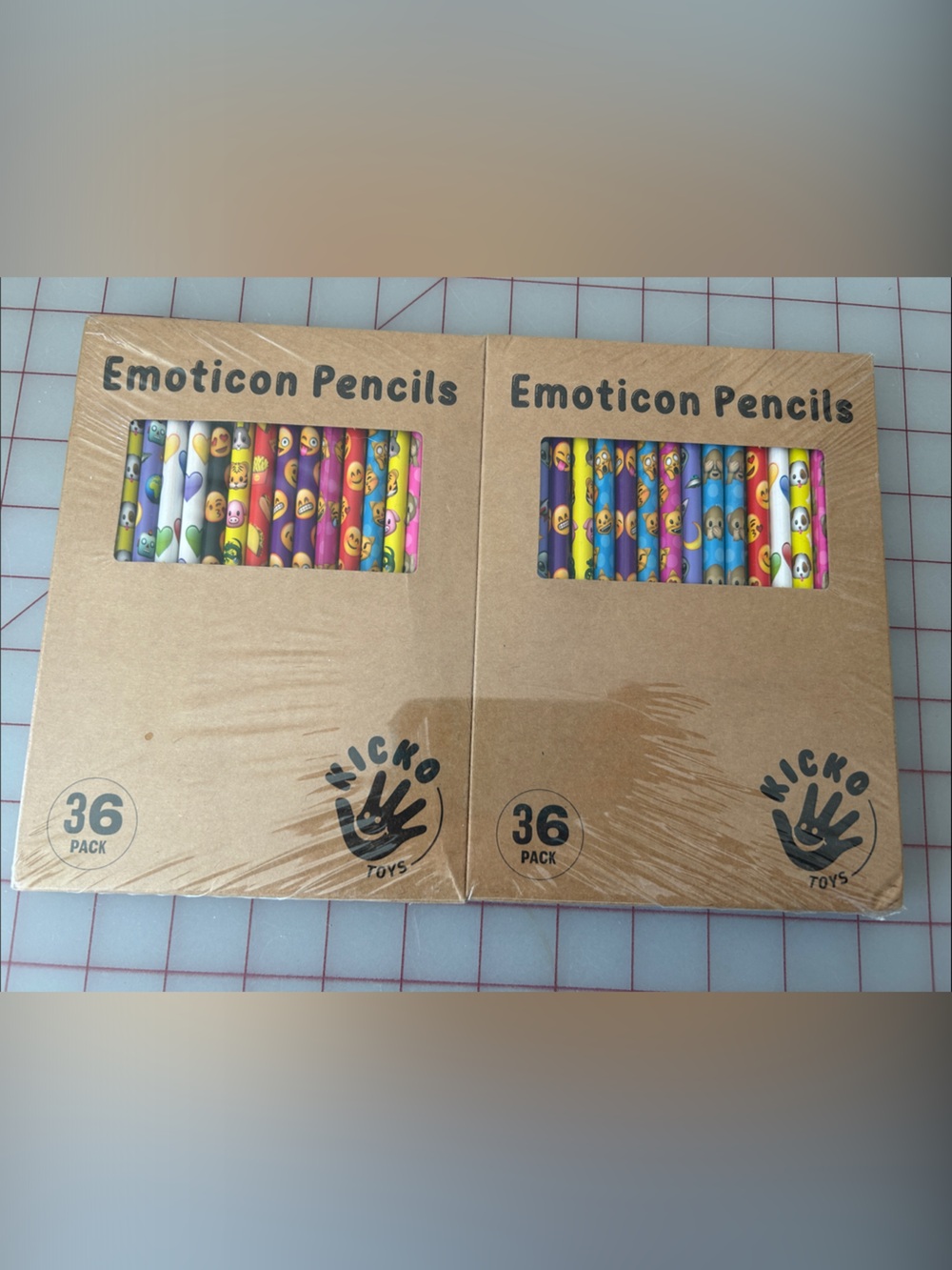 Emoticon Pencils Kids Pack - Multicolor